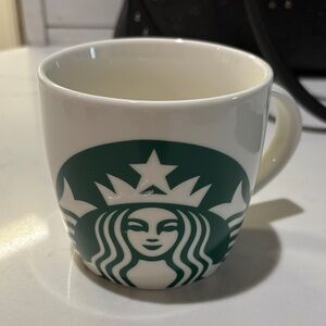 Starbucks Iconic Green and White Cup